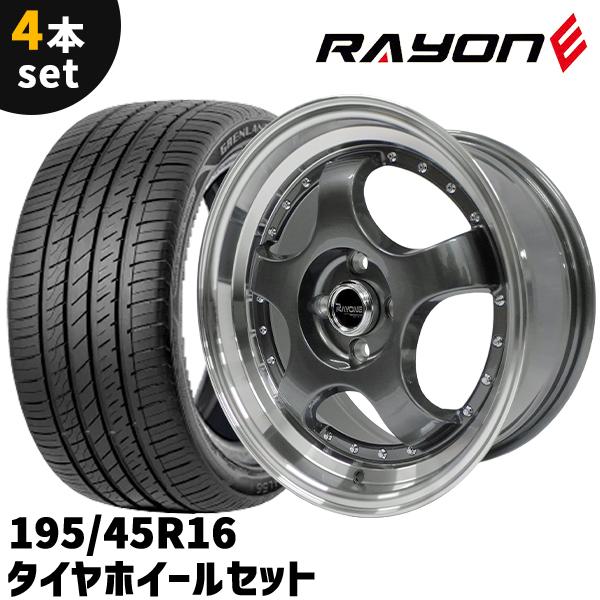 タイヤホイール 4本セット Rayone Racing 143GMR 16インチ 7J + タイヤホイール 4本セット Rayone Racing 143GMR 16インチ 7J +