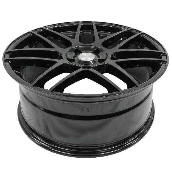 タイヤホイール 4本セット ELEMENT 995 225/35R20 20インチ 8.5J+40 5H PCD114.3 ブラック ...