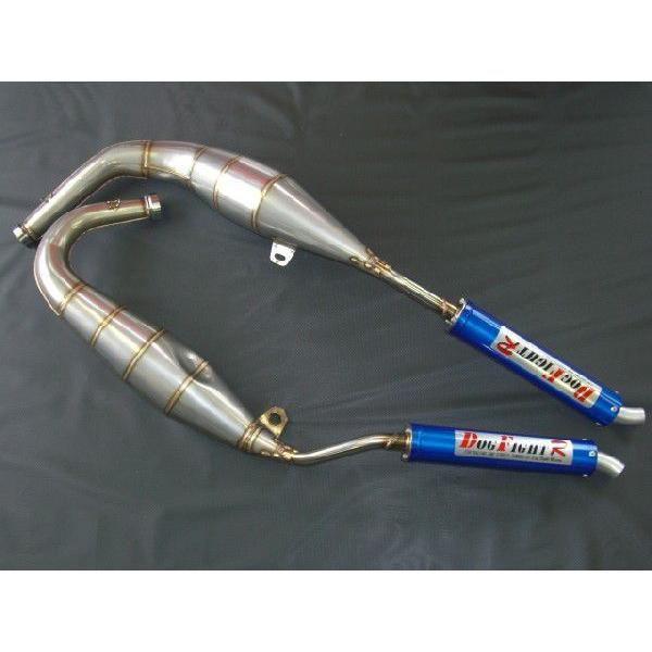 DOG FIGHT RACING製 YAMAHA TZR250RSP('93-'94) ステンレスチャンバー