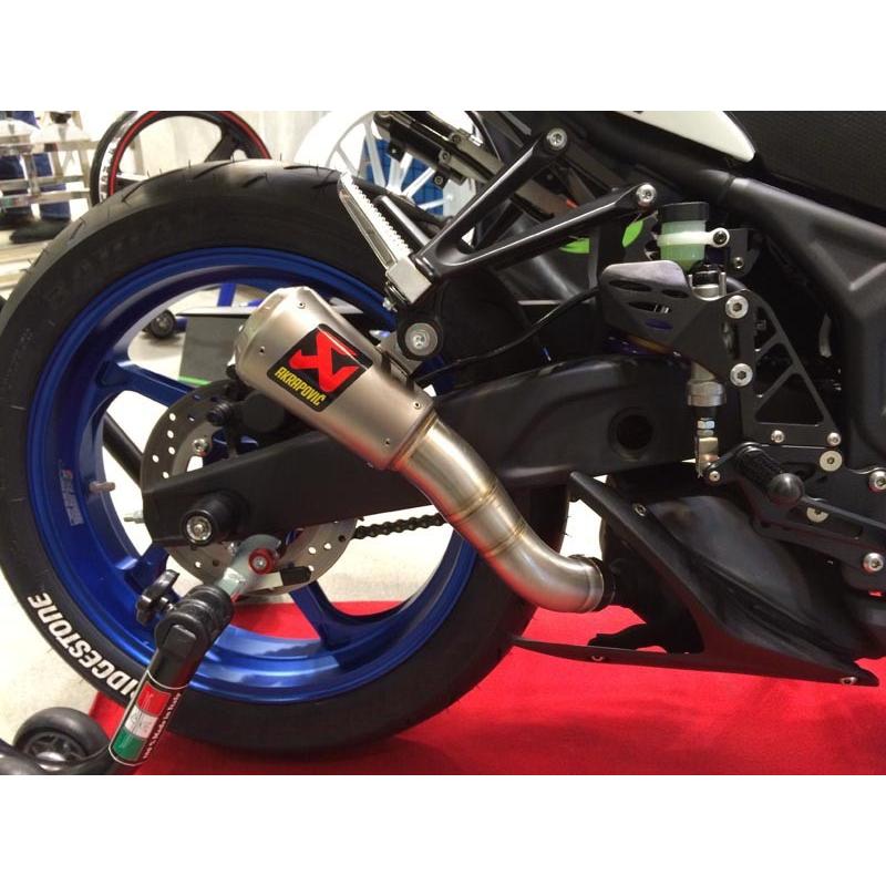 AKRAPOVIC YAMAHA YZF-R25/R3/MT-25/MT-03用 スリップオンライン 