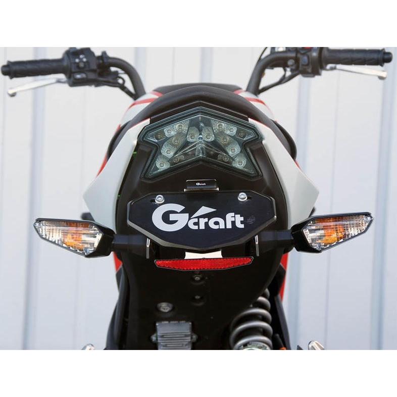 Gクラフト Kawasaki Z125PRO フェンダーレスキット（ブラック） 33410