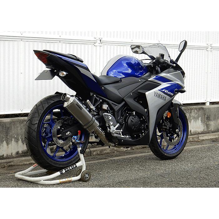 WR'S YAMAHA YZF-R25 / MT-25用 ダブルアールズ チタンオーバルサイレンサー/フルエキゾースト（LV2250JM）_3