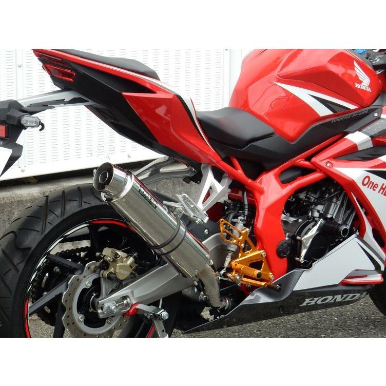 WR'S HONDA CBR250RR ステンレス/ステンレス スリップオンサイレンサー（BF1230JM）の画像