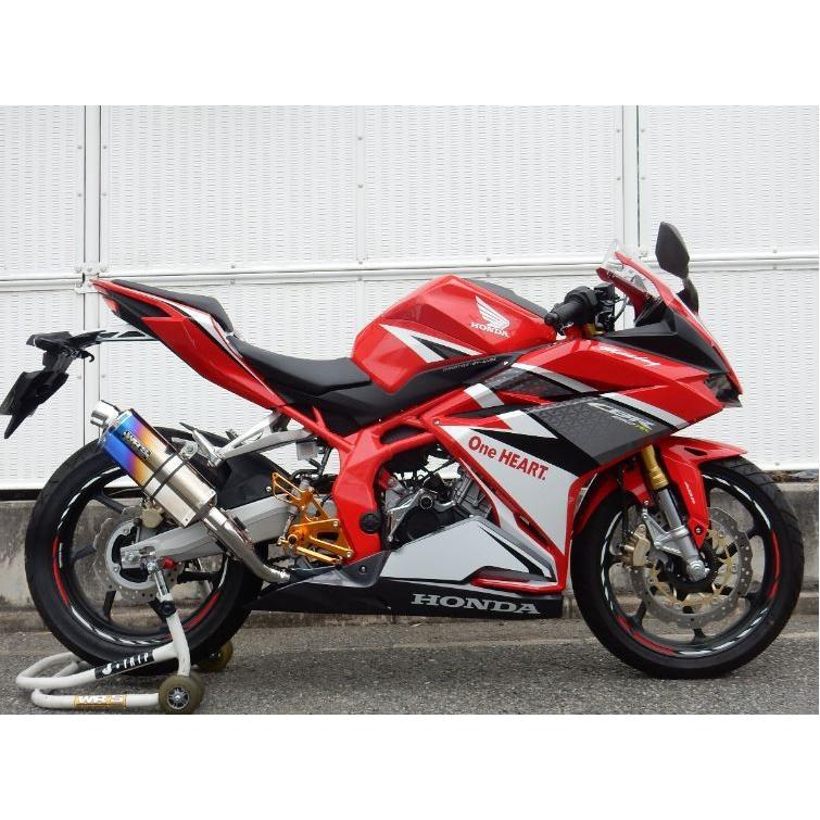 WR WR'S HONDA CBR250RR ステンレス/チタンオーバル（焼き色