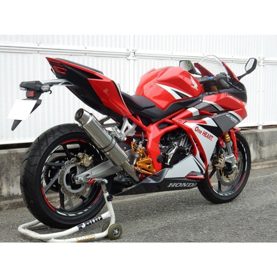 WR WR'S HONDA CBR250RR MC51用 ラウンドタイプ ステンレス/ステンレス