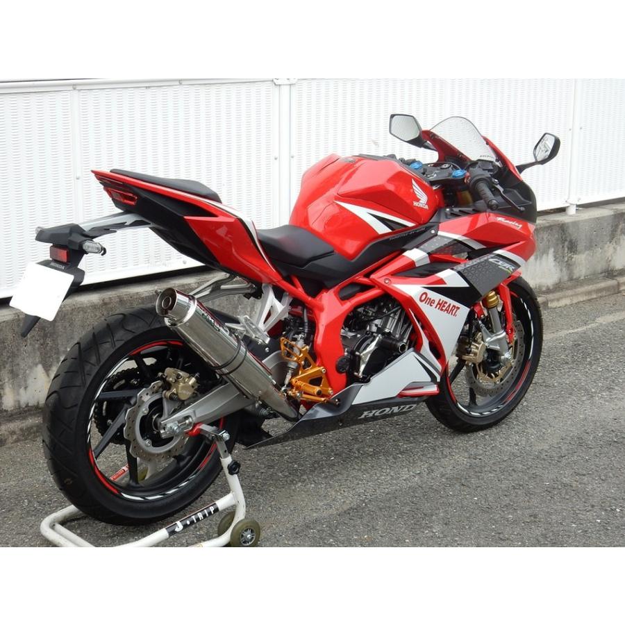 WR WR'S HONDA CBR250RR MC51用 ラウンドタイプ ステンレス/ステンレス
