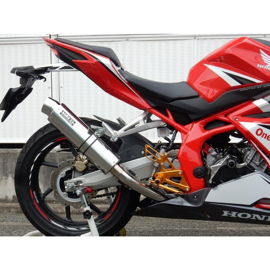 WR WR'S HONDA CBR250RR MC51用 ラウンドタイプ ステンレス/ステンレス