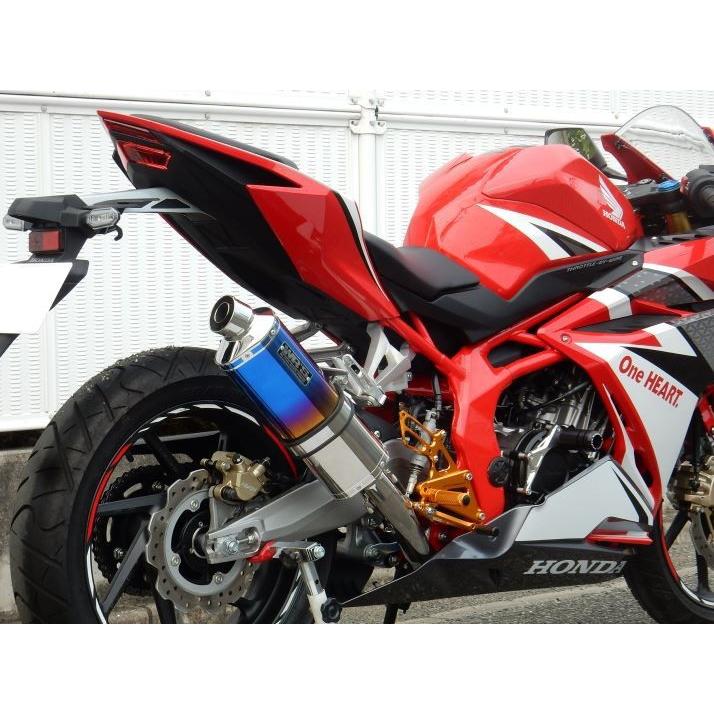 WR WR'S HONDA CBR250RR MC51用 ステンレス/チタンオーバル（焼き色