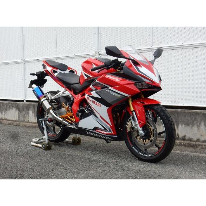 WR WR'S HONDA CBR250RR MC51用 ステンレス/チタンオーバル（焼き色
