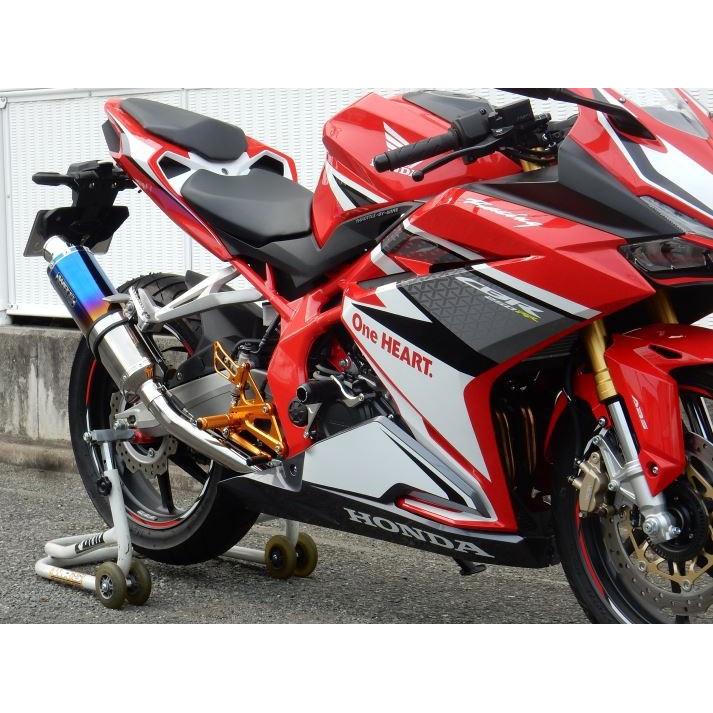 WR WR'S HONDA CBR250RR MC51用 ステンレス/チタンオーバル（焼き色