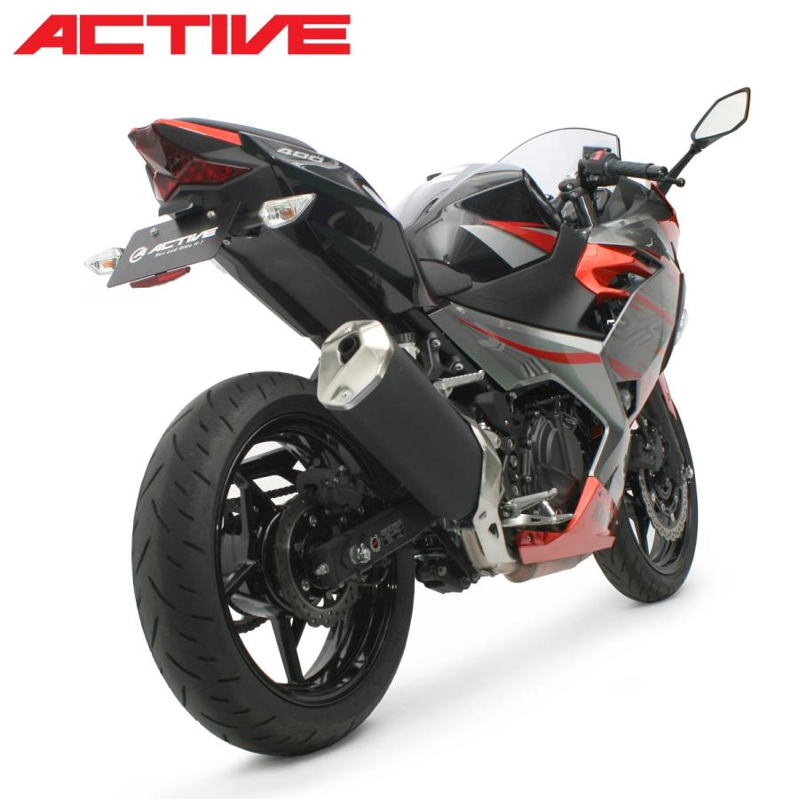 ACTIVE Kawasaki Ninja250/Ninja400/Z250/Z400 フェンダーレスキット（LEDナンバー灯付き） 1157089  :12737:Parts Online - 通販 - Yahoo!ショッピング