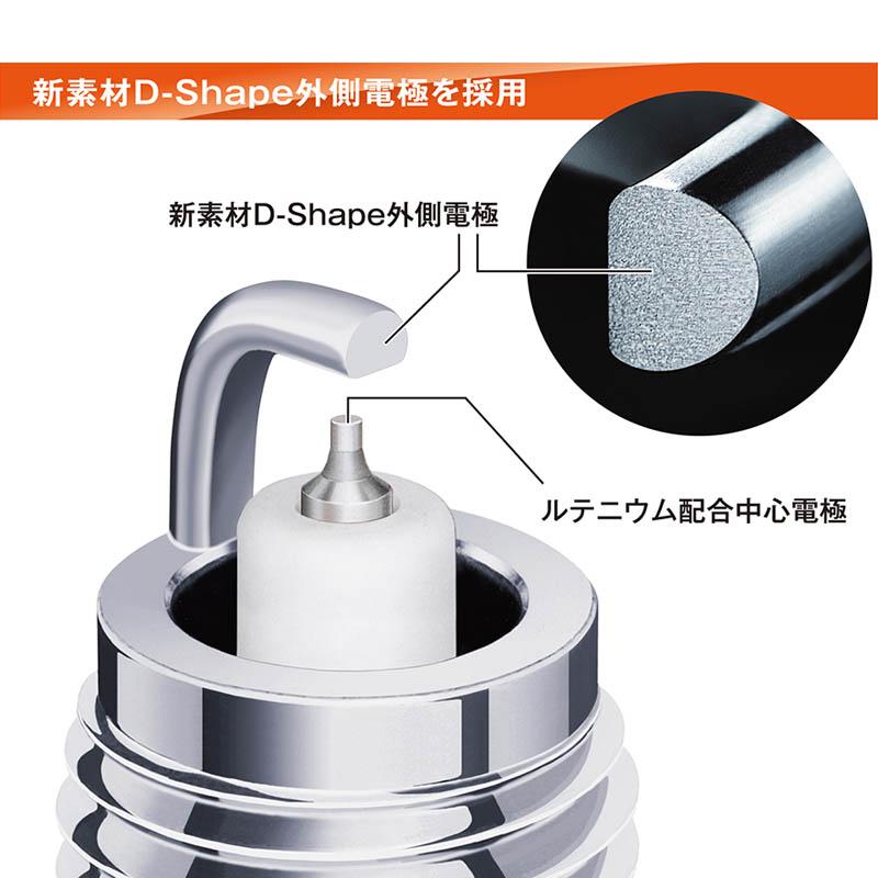 NGK NGK MotoDX CR7EDX-S スパークプラグ : Parts Online - 通販
