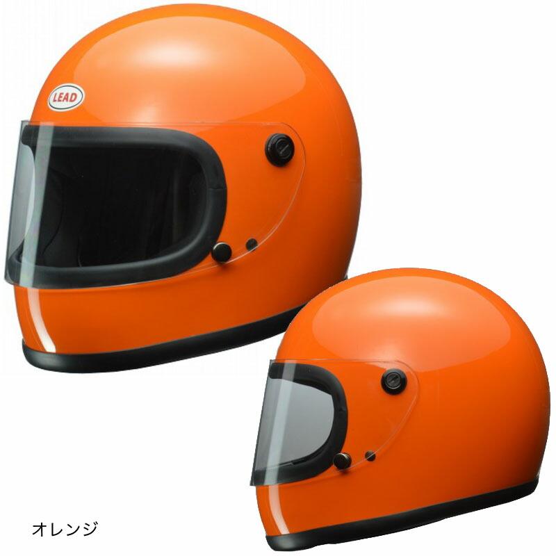 リード工業　オフロードヘルメット　オレンジ リード工業 LEAD RX-200R リバイバル・フルフェイスヘルメット : Parts