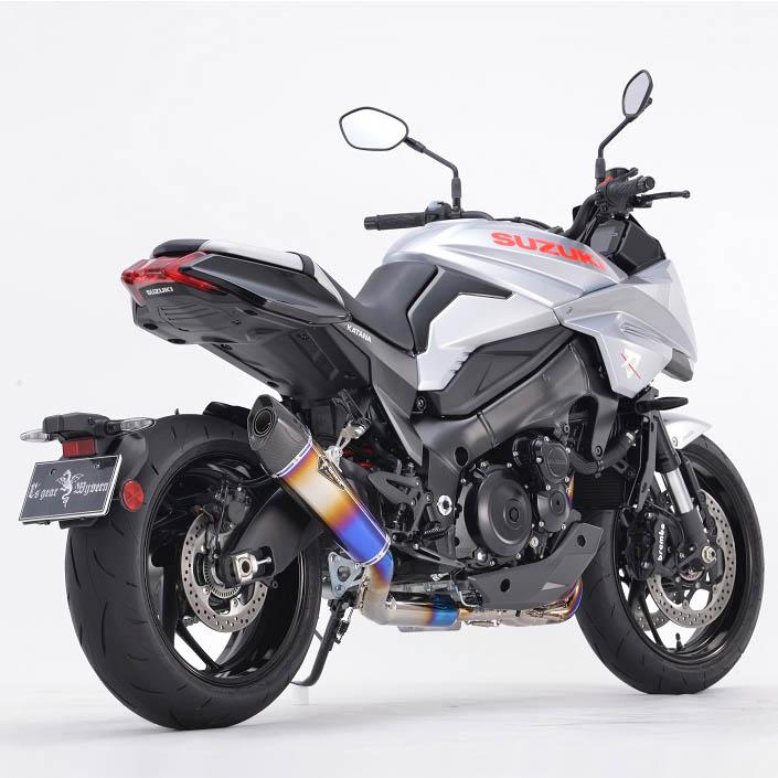 新型カタナ　GSX-S1000 アールズギアフルエキ用テールパイプ、サイレンサー SUZUKI KATANA/GSX-S1000/F アールズギア リアルスペックマフラー