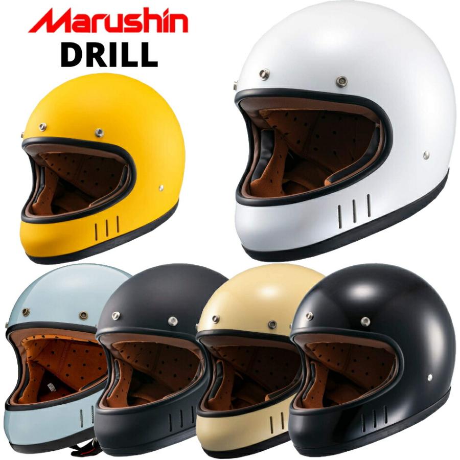 Marushin（マルシン） DRILL MNF2 レトロフルフェイスヘルメット14,630円