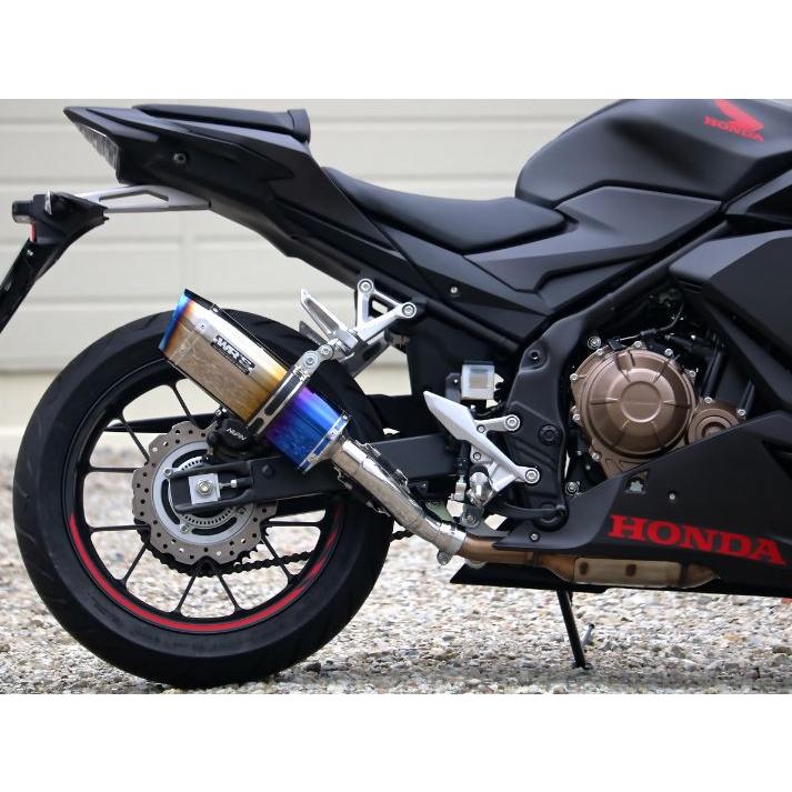 WR'S HONDA 2019 CBR400R NC56 SS-OVAL スリップオン（焼き色タイプ