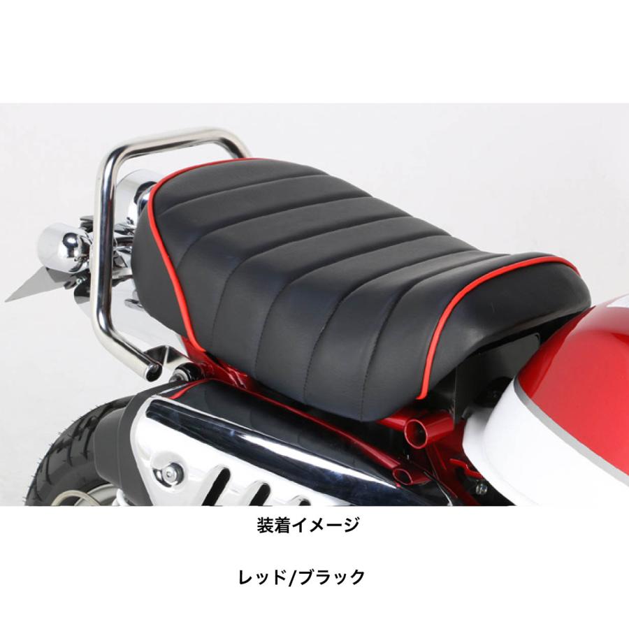 KITACO（キタコ） モンキー125 タックロールシート（レッド/ブラック