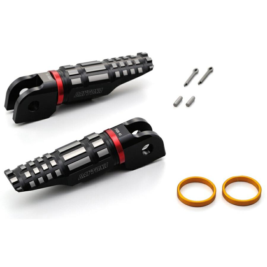 DAYTONA PREMIUM ZONE ライダー側ステップセット PZR-01 HONDA/SUZUKI車 96557の画像