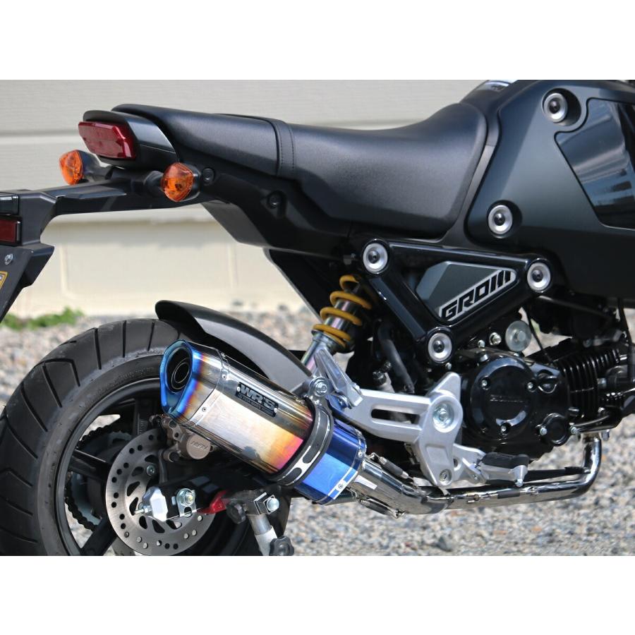 WR'S HONDA グロム('21-) SS-OVALフルエキゾースト 焼き色チタンサイレンサー LB1180JM |  | 01