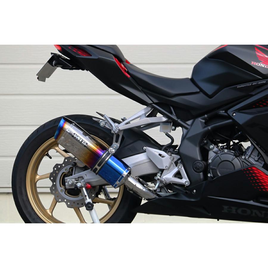 WR'S CBR250RR('20-'21) SS-OVAL SHORT LINE フルエキゾースト 焼き色