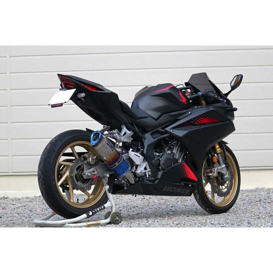WR'S CBR250RR('20-'21) SS-OVAL SHORT LINE フルエキゾースト 焼き色