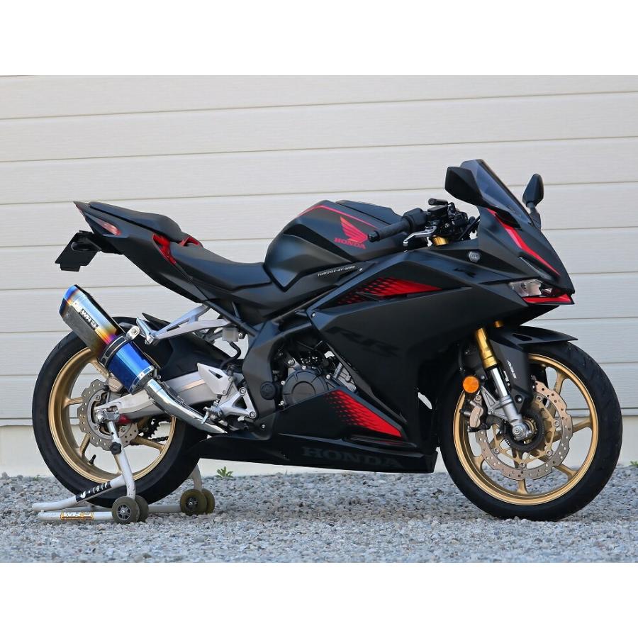 WR'S CBR250RR('20-'21) SS-OVALフルエキゾースト 焼き色チタン