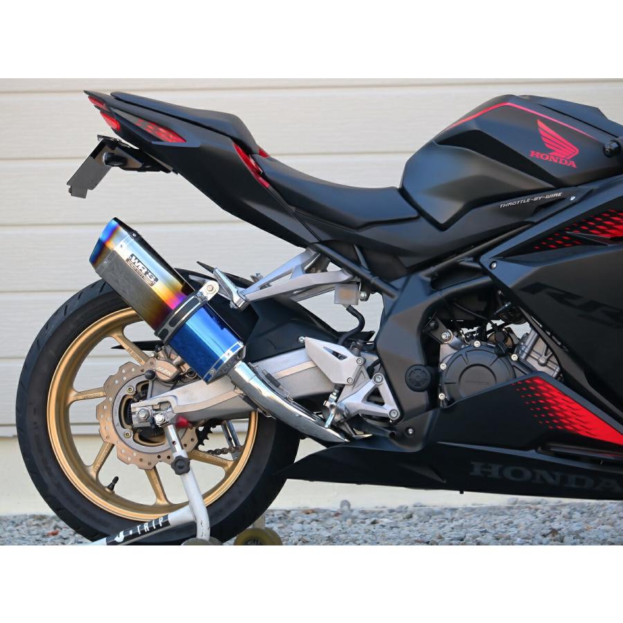 WR'S CBR250RR('20-'21) SS-OVALフルエキゾースト 焼き色チタン