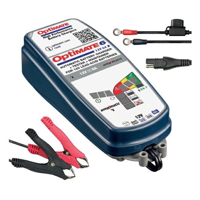 オプティメイト6充電器 モデル TM367 tecMATE TM-367 OptiMATE6（オプティメイト6） Ampmatic機能搭載