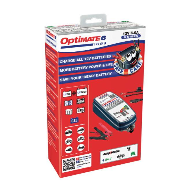 tecMATE TM-367 OptiMATE6（オプティメイト6） Ampmatic機能搭載