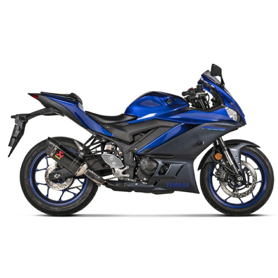 AKRAPOVIC YAMAHA YZF-R25/R3/MT-25/03 スリップオンライン（カーボン