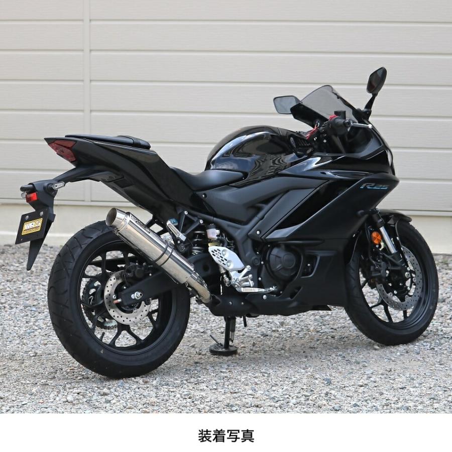 WR'S スリップオン YZF-R25 R3 RG10J RG43J MT25 2015-2021 YZF-R25【JBK-RG10J・2BK-RG43J】 / YZF-R3 【EBL