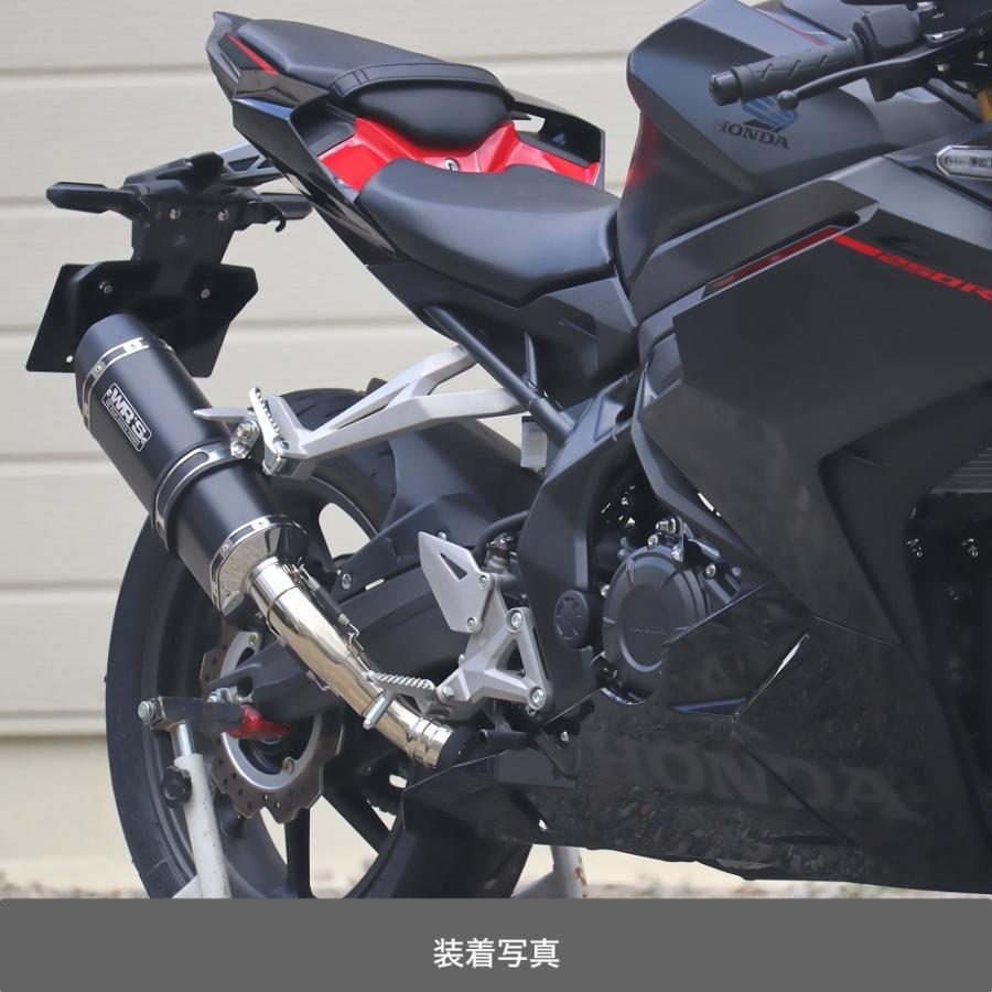 WR'S HONDA CBR250RR('23-) SS-OVAL F-BLACK TITAN スリップオンマフラー SF1245JM