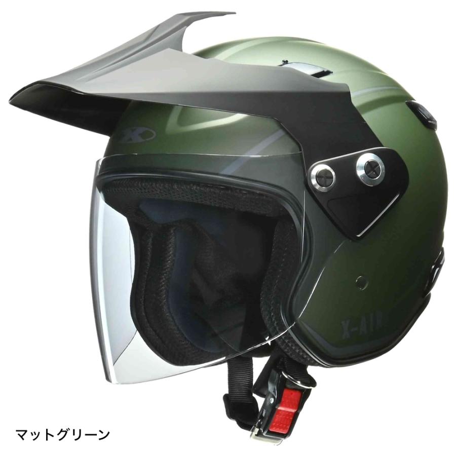 LEAD X-AIR RAZZO-V（ラッツォ・ファイブ） バイザー付きジェットヘルメット｜partsonline｜03
