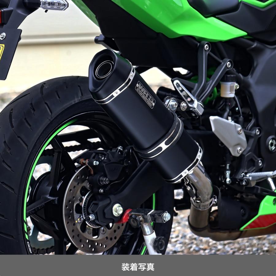WR'S Kawasaki ZX-25R SE ('23-) SS-OVAL F-BLACKチタンスリップオン
