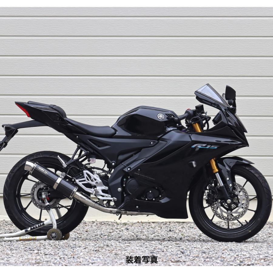 WR'S YZF-R125/R15/MT-125 ラウンドタイプフルエキゾーストマフラー