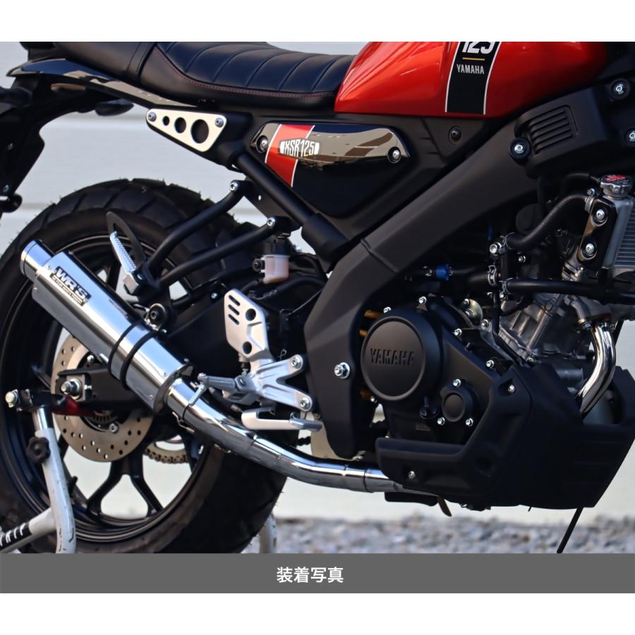 WR'S YAMAHA XSR125 ショートオーバルフルエキゾーストマフラー