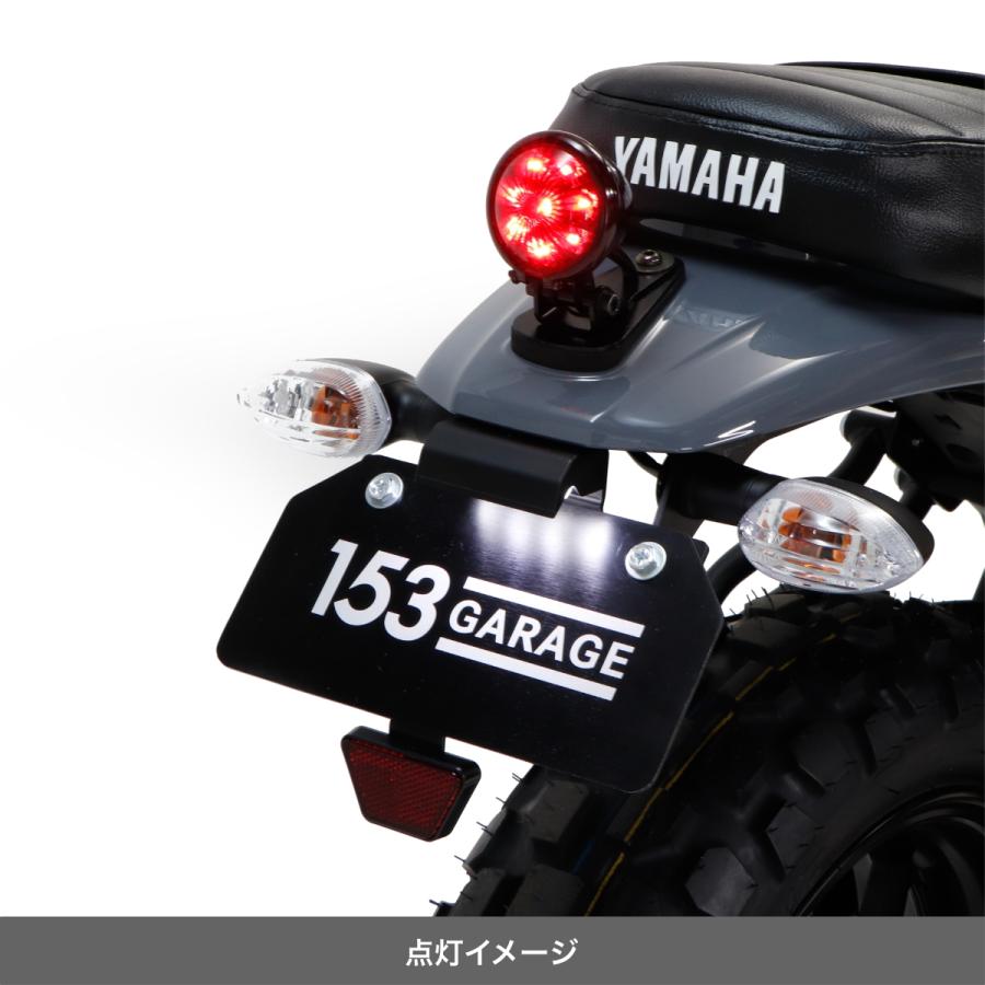 ACTIVE YAMAHA XSR125 LED丸型スモールテールランプキット（スモーク