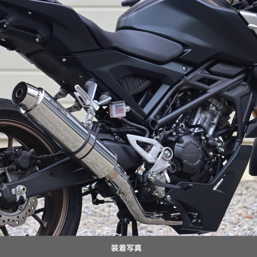 WR'S HONDA CB125R ラウンドタイプフルエキゾーストマフラー