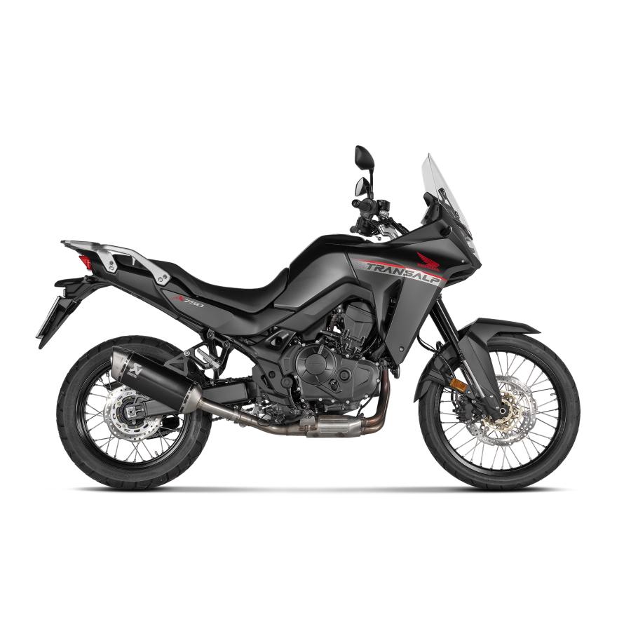 AKRAPOVIC XL750 TRANSALP(23) スリップオンライン（チタンブラック） JMCA S-H7SO6-HRTBLJPPの画像
