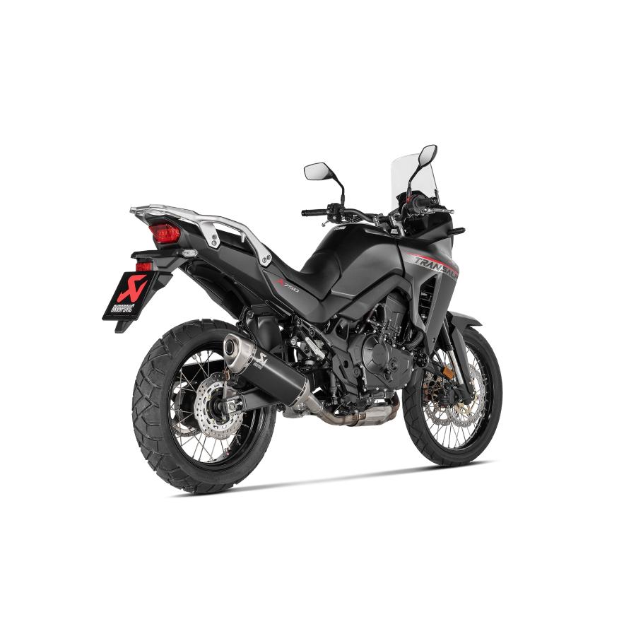 AKRAPOVIC XL750 TRANSALP(23) スリップオンライン（チタンブラック） JMCA S-H7SO6-HRTBLJPPの画像
