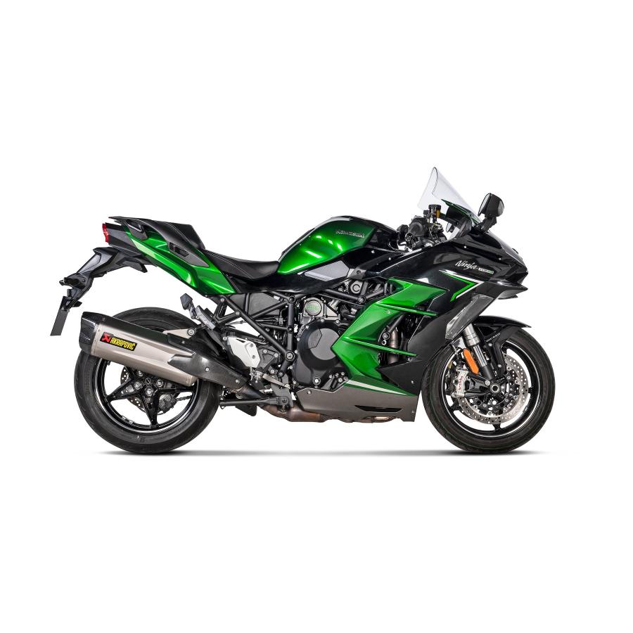 AKRAPOVIC NINJA H2 SX/SE(22-23) スリップオンライン（チタン