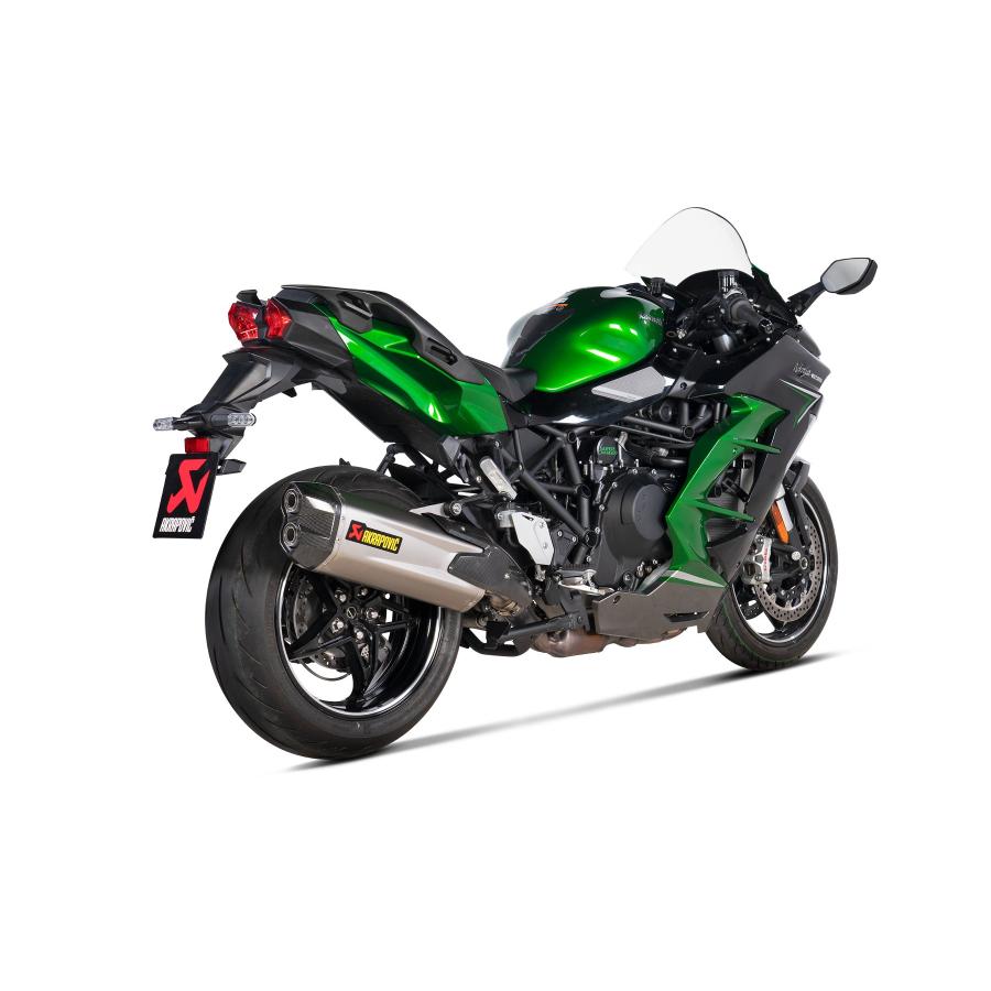 AKRAPOVIC NINJA H2 SX/SE(22-23) スリップオンライン（チタン） JMCA S-K10SO30-HGITJPPの画像