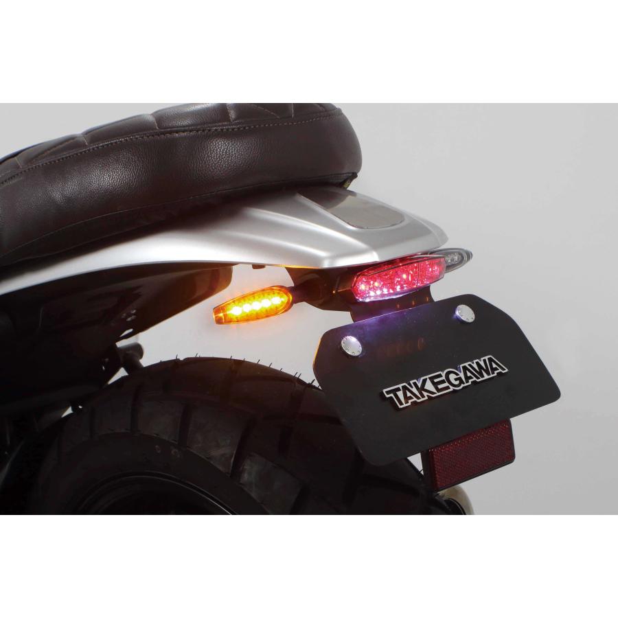 スペシャルパーツ武川 XSR125 フェンダーレスキット(LEDミニ