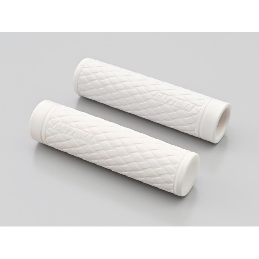 DAYTONA GRIPPY GRIP GG-D-KNIT Φ25.4ハンドル用グリップ ホワイト