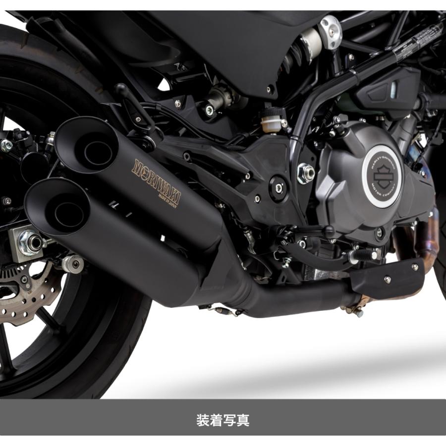 モリワキ Harley-Davidson X350 CROSS TWIN SLIP-ONマフラー 01810