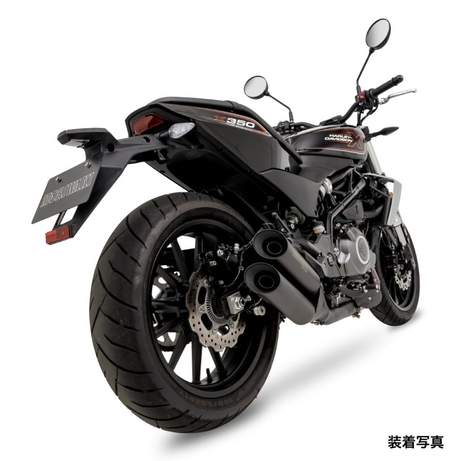 モリワキ Harley-Davidson X350 CROSS TWIN SLIP-ONマフラー 01810