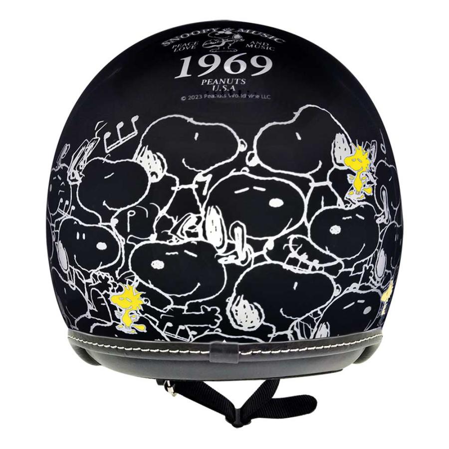 AXS SNOOPY SNJ-118 スヌーピーカーニバル ブラック シールド付き