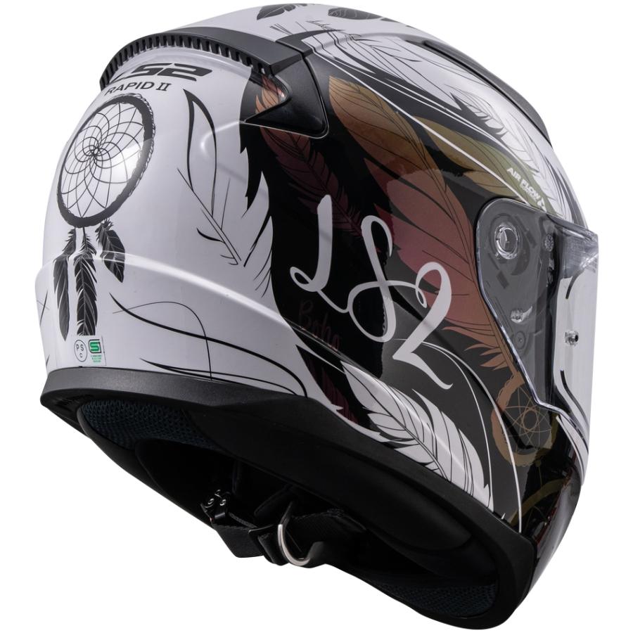 LS2 RAPID II WHITE BLACK PINK（ラピッドツー ホワイトブラックピンク