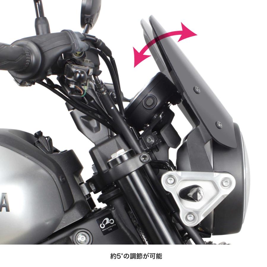 スペシャルパーツ武川 YAMAHA XSR125 メーターバイザーキット 09-11
