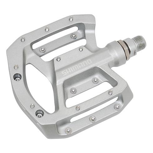 ワイズギア PAS SHIMANO PD-GR500 フラットペダル シルバー QQ1-RIN
